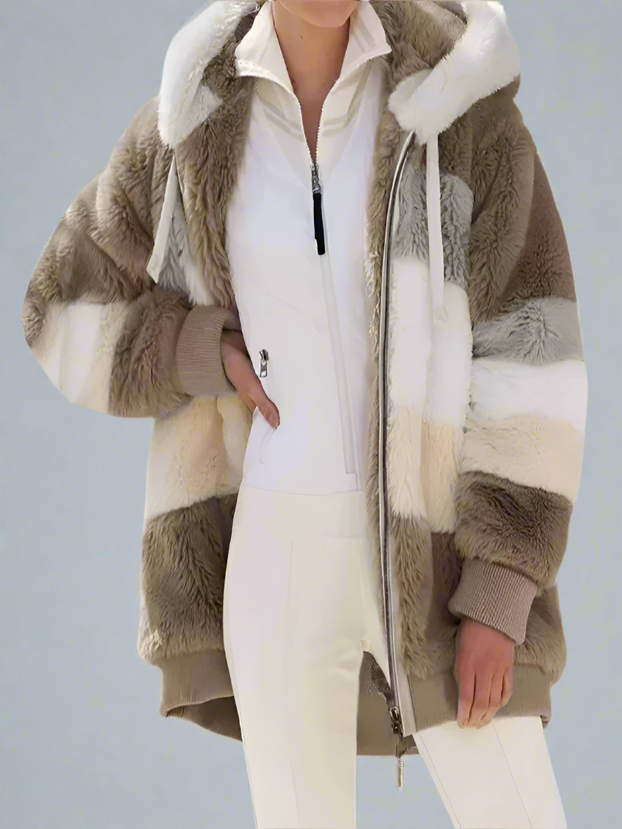 Warm Plush Pocket Hoodie