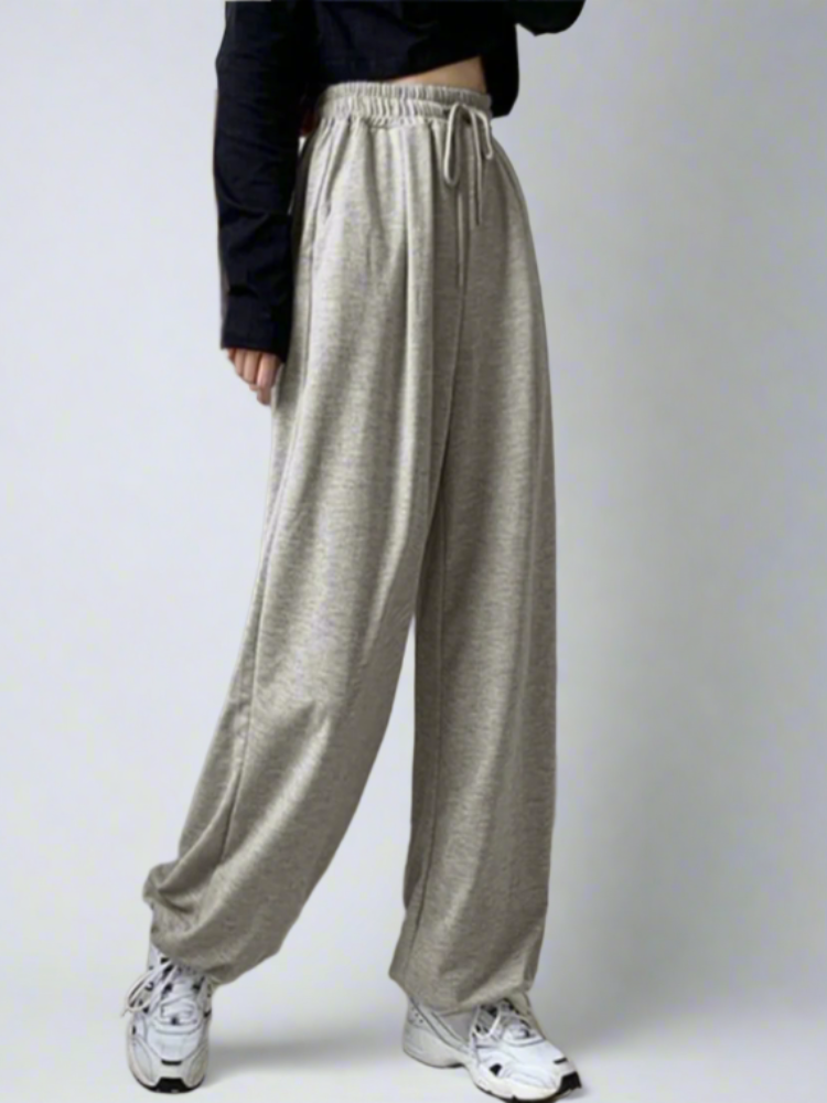 Women's Gray Baggy Sweatpants
