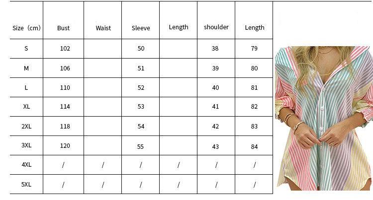 Women's Printed Button Down Long Sleeve Casual Shirt