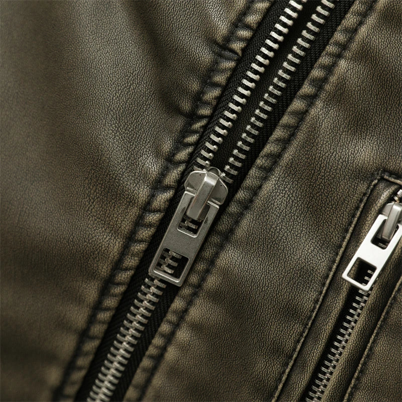 Stylish Women's Faux Leather Jacket