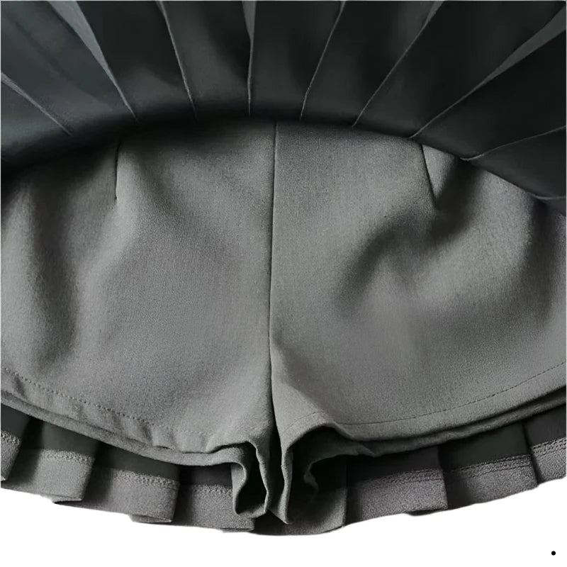 Stylish Sexy Women's Pleated High Waist Mini Skirts