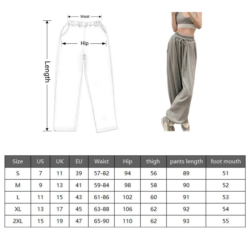 Women's Gray Baggy Sweatpants