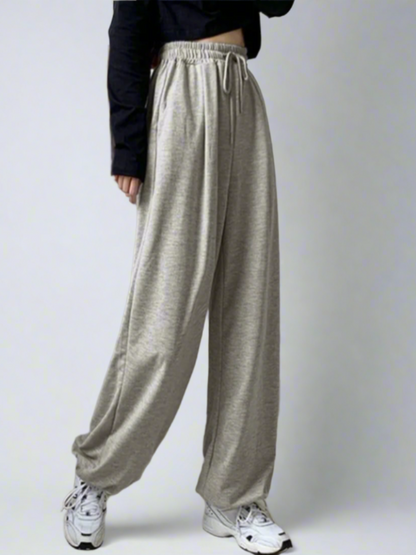 Women's Gray Baggy Sweatpants
