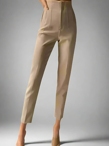 Women's High Waist Straight Pants