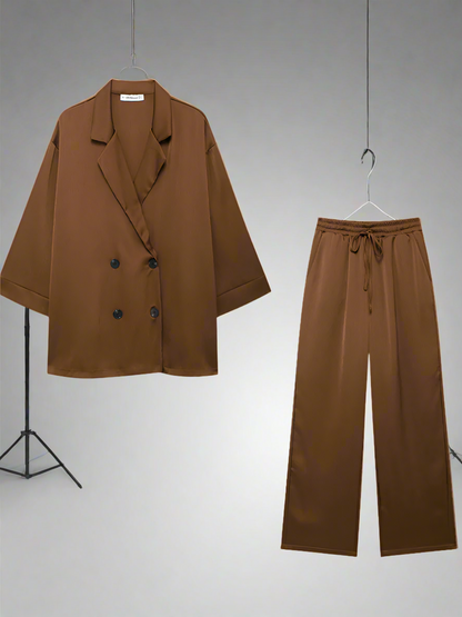 Stylish Blazer & Vintage Trousers
