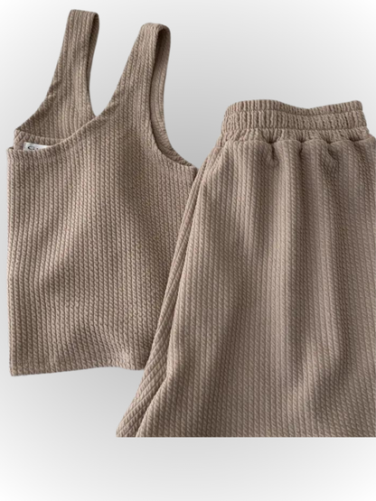 Casual Top and Shorts Set