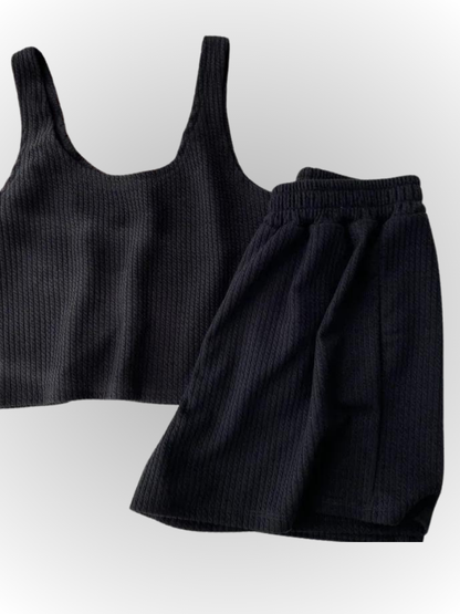 Casual Top and Shorts Set