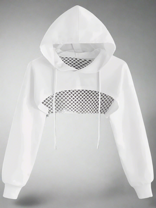 Stylish cropped Hoodie