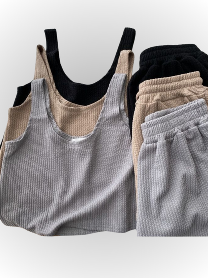 Casual Top and Shorts Set