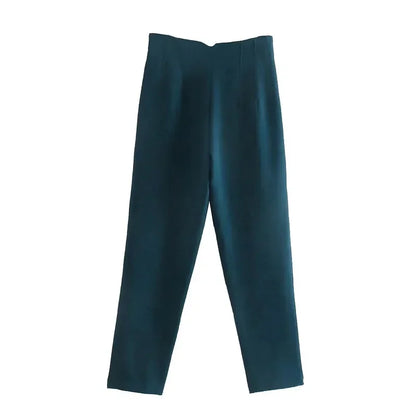 Women's High Waist Straight Pants