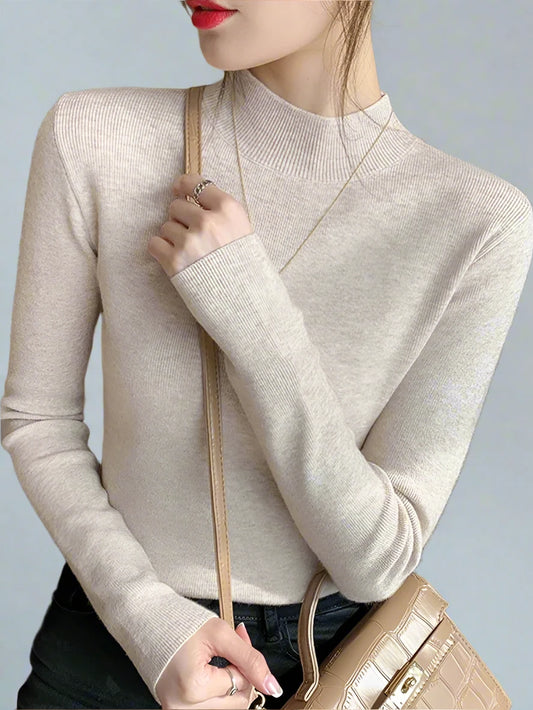 Women's Long Sleeve Turtleneck Sweater