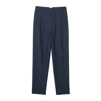 Women's High Waist Straight Pants