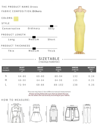 Women's Medium Spaghetti Strap Tie-down Backless Sleeveless O Neck Dress